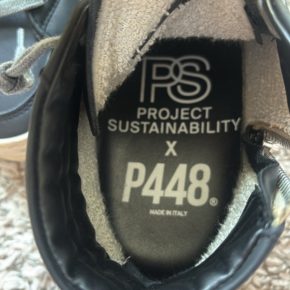 P448 X PS High Top Skate Recycled Black - Picture 7 of 8